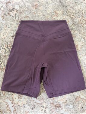 Sculpting High-Rise Women’s Bike Shorts — Plum